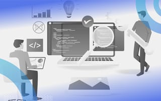 What Is Application Lifecycle Management (ALM)? Application Lifecycle Management (ALM) illustration of cartoons working on a software development project together