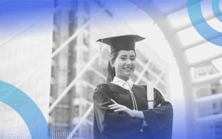 An MBA graduate. MBAs cost time and money, but they can help boost a career.