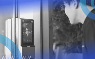 A person using facial recognition. Facial recognition can help with security and convenience across many industries.