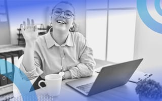 A woman waving goodbye. End relationships with clients who make your life difficult.