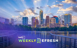 A photo of the Austin skyline.