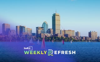 A photo of the Boston skyline.