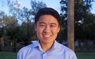 Ian Zhu, co-founder and CEO of SchoolJoy, poses for a photo.