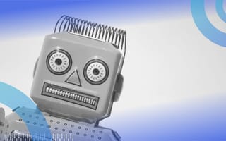 A scary-looking robot. Catalogs and governance structures can help companies minimize the risk of this powerful new tool.