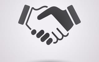 An illustration of a handshake is pictured.
