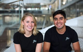 Flo Recruit's co-founders pose for a photo.