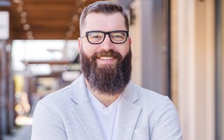 Adam Povkov, CPO of Affinitiv, poses for a photo.