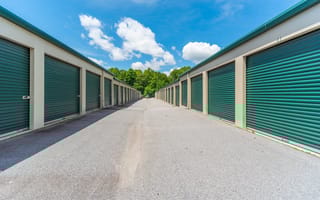 A self-storage facility.