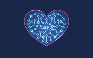 A technology heart image is pictured.