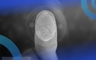 A fingerprint on a screen. Location fingerprinting uses location data to allow secure identification of devices.