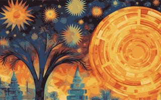 Art depicting Latinx motifs.