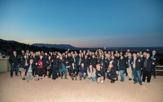 FluentStream employees at an offsite event
