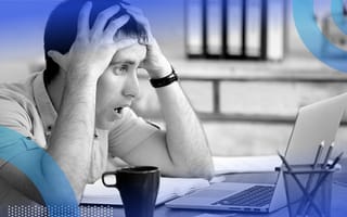 A person looking scared. Avoid PR mistakes by hiring a professional and taking their advice.