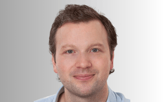 Henry Willetts, the new head of Geneva Trading's London office, poses for a photo.