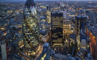 A view of the London skyline.