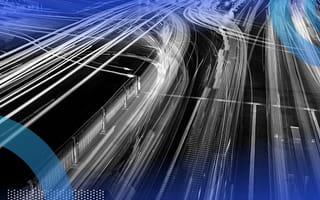traffic speeding blurred lights