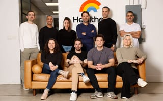 Members of the Healthee team pose together for a group photo.