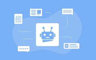 An image depicting an AI chatbot is shown.