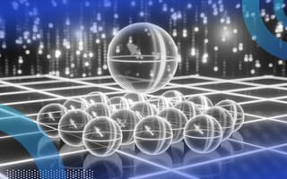 A drawing of a qubit