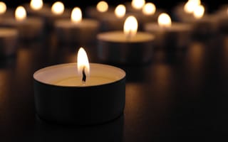 Candles are pictured.