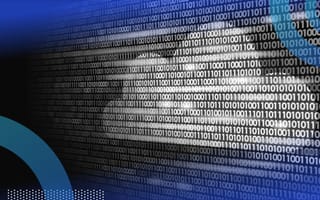 binary letters background image with cloud