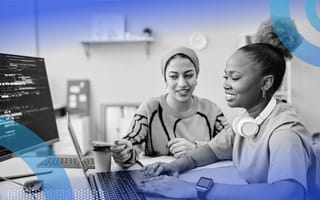 two full-stack developers collaborating