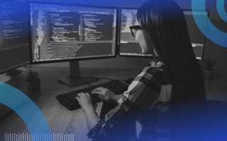 developer writing linux code