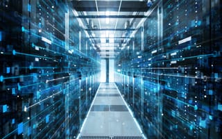An image of a data warehouse is shown.