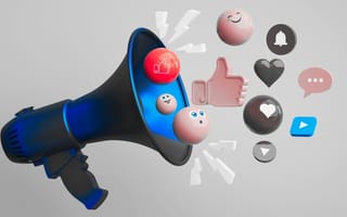 22 Digital Marketing Companies in Bangalore to Know Emojis are projected from a megaphone.