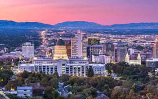 Photo of downtown Salt Lake City.