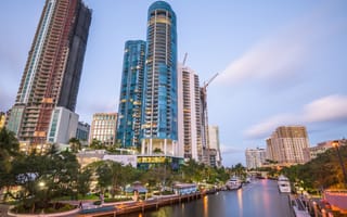 Fort Lauderdale skyline.