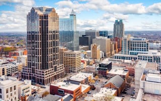 Photo of Raleigh skyline.