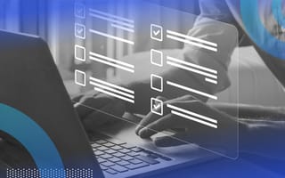 developer typing code with an overlay of checkboxes
