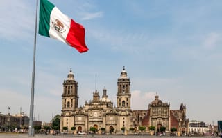 Cathedral in Mexico City.