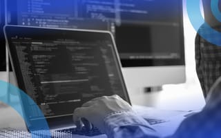 Developer coding on text editor/Vim