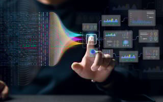 Person interacts in data platform.
