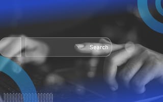 A closeup on someone using a search engine