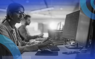 Developer writing documentation on computer