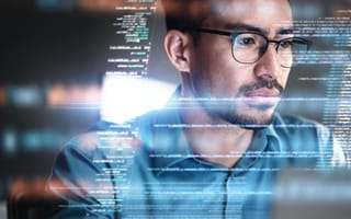 Data engineer writes code.