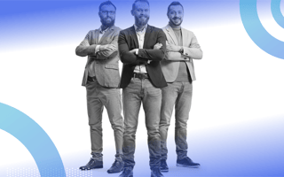 4 Reasons Tech Is Failing at DEI  Three smiling white men are standing with their arms crossed over their chests.