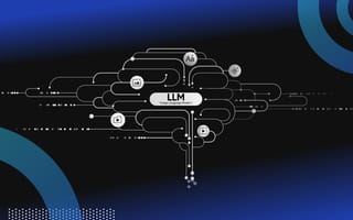 A bunch of ovals overlaying each other in the shape of a brain with an oval reading “LLM” in the center and circles with images representing images, videos, audio and language surrounding it.