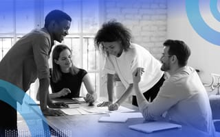 Brainstorming employees applying Jobs-to-be-done theory