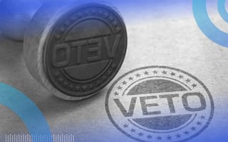 A “veto” stamp on a piece of paper.