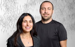 Writer co-founders May Habib, CEO (left) and Waseem AlShikh, CTO (right). | Photo: Writer