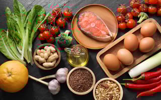 A table of ingredients is pictured.