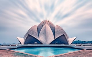Lotus temple in Delhi