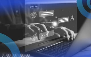 Developer writing prompts into an AI tool