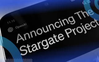 A smartphone with a headline about the Stargate Project