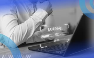 Person frustratedly waiting for website to load