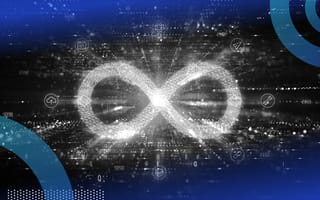 An infinity symbol